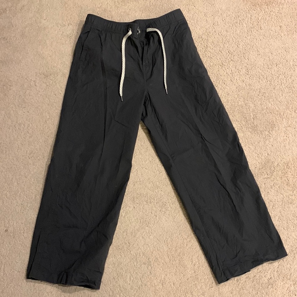 Vuori Womens Ripstop Wideleg/cropped, charcoal, Medium